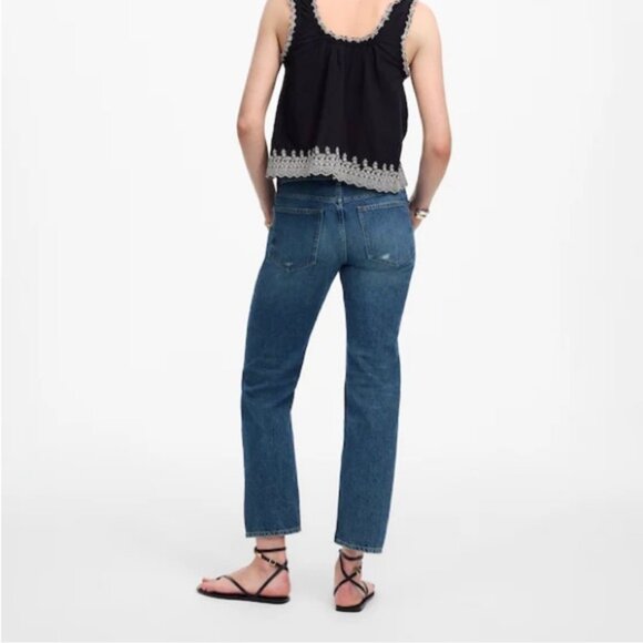 Madewell - The Dean Easy Straight Crop Jean (size 30) - Picture 7 of 11